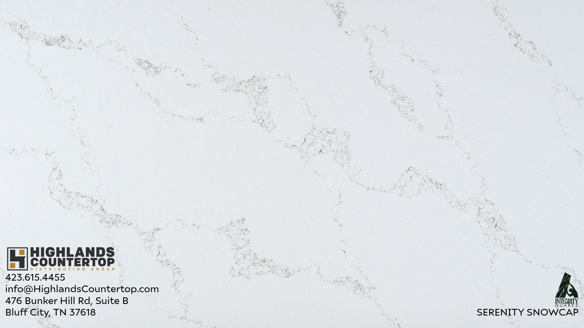 Snowcap Panel Serenity Snowcap – Full Slab – Highlands Countertop Distribution Group