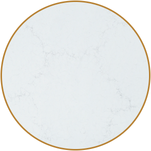 Through the Fog quartz slab inventory selection featuring soft gray and white tones with misty, understated veining and a modern finish